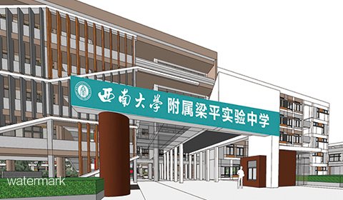西南大學附屬梁平實驗中學——智慧校園門禁推送系統一體機項目