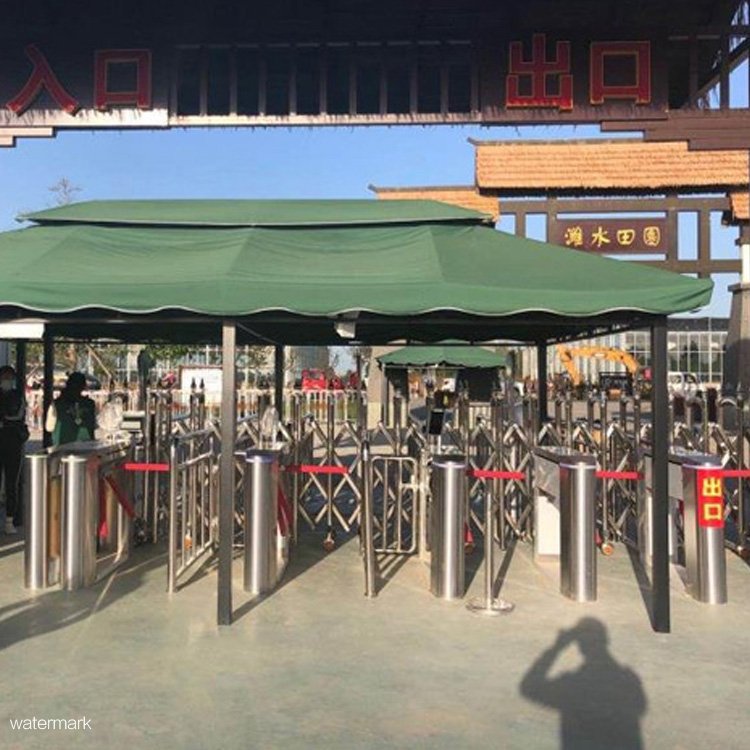 景區安裝檢票系統+智能人行通道閘機的作用