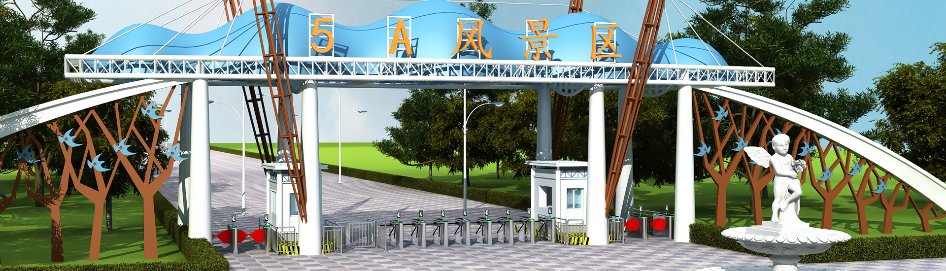 票務系統與智能閘機的組合，打造無人值守智能景區閘機