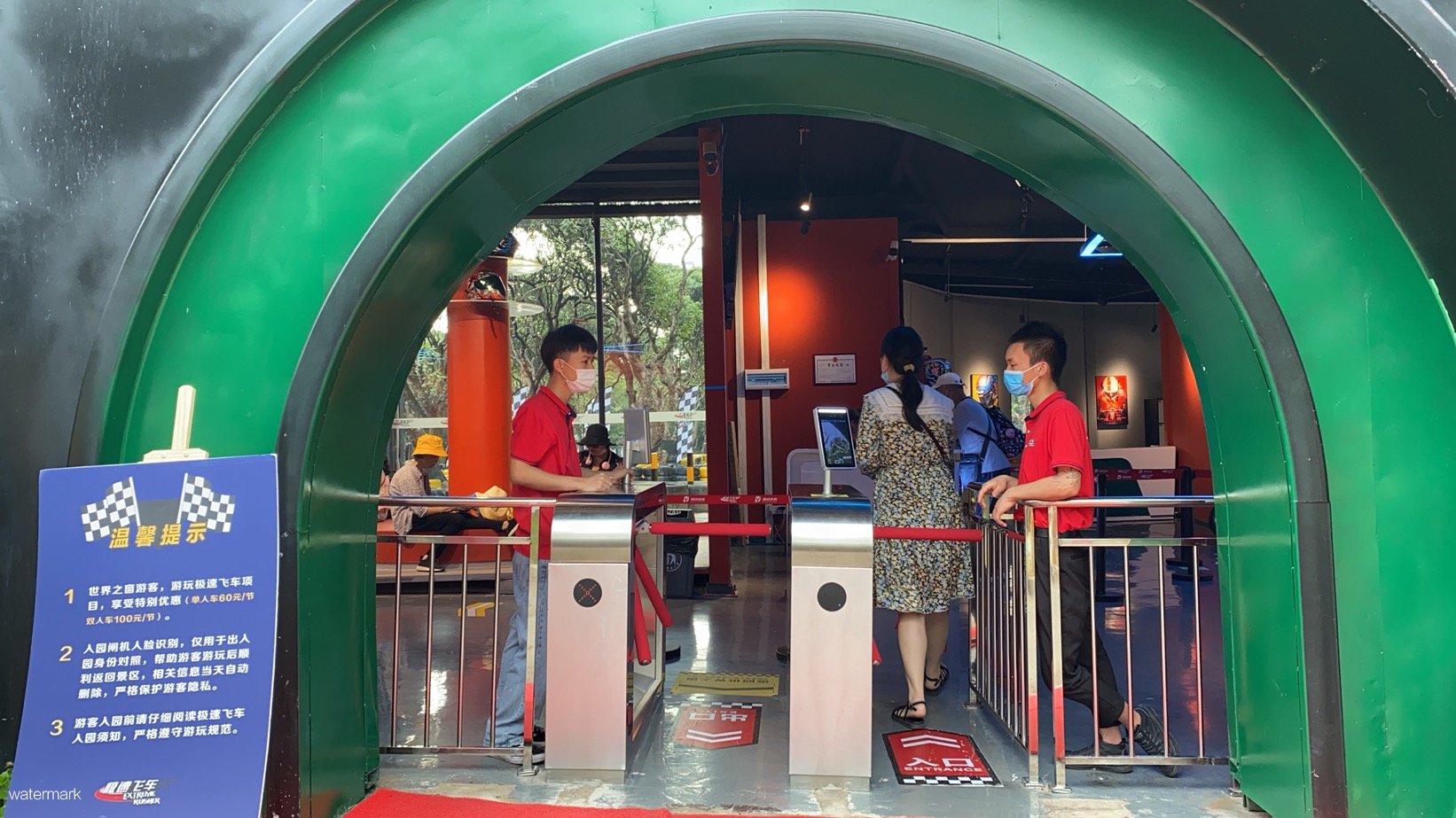 景區智能檢票門禁閘機的分類